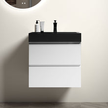 Load image into Gallery viewer, Alice - Bathroom Vanity With Large Storage, Sink Wall Mounted Floating Bathroom Vanity For Modern Bathroom, One-Piece Sink Basin Without Drain And Faucet