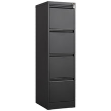 Load image into Gallery viewer, Durable Metal 3 Drawer File Cabinet With Lock For Office Storage
