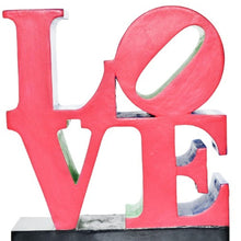 Load image into Gallery viewer, Love Tabletop Sculpture - Red / Blue / Red
