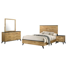 Load image into Gallery viewer, Georgina - 4 Piece Queen Bedroom Set With Trim - Natural
