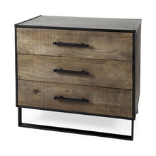 Load image into Gallery viewer, Accent Cabinet With Three Drawers - Black
