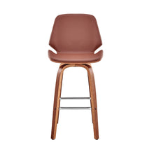 Load image into Gallery viewer, 26" Swivel Counter Height Bar Chair - Brown