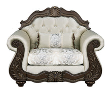 Load image into Gallery viewer, Pierce - Chair With Pillow - Beige / Cherry