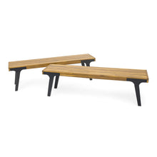 Load image into Gallery viewer, Dining Bench (Set of 2) - Teak