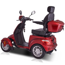 Load image into Gallery viewer, Fastest Mobility Scooter With 4 Wheels & Seniors - Red