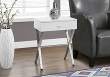 Load image into Gallery viewer, Accent Side X Table, Storage Drawer, Contemporary & Modern