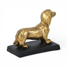 Load image into Gallery viewer, Dog Hand Painted Figurine - Gold