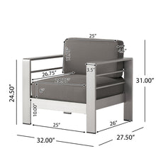 Load image into Gallery viewer, Cape Coral - 4 Pieces Outdoor Patio Chat Set