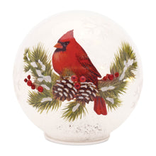 Load image into Gallery viewer, Bird Tabletop Sculpture With LED (Set of 2) - White / Red
