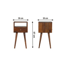 Load image into Gallery viewer, Solid Wood Mini Nightstand