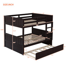 Load image into Gallery viewer, Bunk Bed With Twin Size Trundle