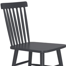 Load image into Gallery viewer, Aluminum Slat Back Dining Side Chairs (Set of 2) - Black