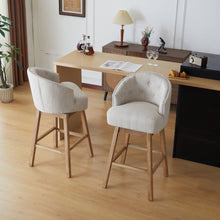 Load image into Gallery viewer, 360 Degree Rotation Swivel Counter Stools (Set of 2)