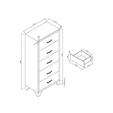 Load image into Gallery viewer, Carlos - Chest - Black