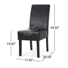 Load image into Gallery viewer, Contemporary Dining Chair With Rubberwood Legs (Set of 2)