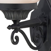 Load image into Gallery viewer, Round Acrylic Globe Wall Sconce - Matte Black