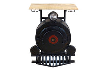 Load image into Gallery viewer, 17.5" X 28.5" X 36" Steam Engine Bar Counter - Black