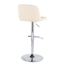 Load image into Gallery viewer, Toriano - Contemporary Adjustable Barstool With Swivel & Rounded T Footrest (Set of 2)
