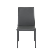 Load image into Gallery viewer, Upholstered Leather Dining Side Chairs (Set of 2) - Gray