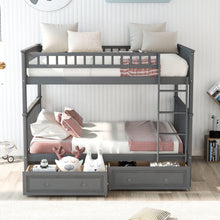 Load image into Gallery viewer, Bunk Bed With Drawers, Convertible Design