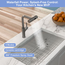 Load image into Gallery viewer, 360° Pull Down Kitchen Faucet With 4 Spray Modes