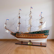 Load image into Gallery viewer, Hand Painted Model Boat (624657) - Light Brown / Beige
