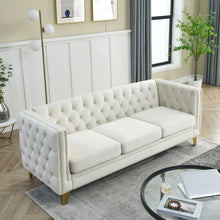 Load image into Gallery viewer, Upholstered Couch Sofa With Button Tufting For Living Room