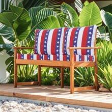 Load image into Gallery viewer, 24X24 Inch Outdoor Deep Seat Cushion Set Waterproof Fade Resistant Patio Furniture Cushions With Removable Covers, Adjustable Straps & Handles (Set of 2) - Red