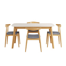 Load image into Gallery viewer, 5 Piece Dining Set With Upholstered Chairs