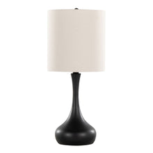 Load image into Gallery viewer, Genie - Contemporary Table Lamp (Set of 2) - Matte Black / Oatmeal