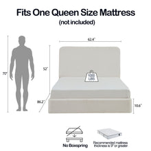 Load image into Gallery viewer, Canter - Tall Headboard Upholstered Bed