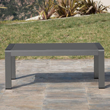 Load image into Gallery viewer, Outdoor Coffee Table Aluminum And Glass