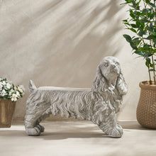 Load image into Gallery viewer, Cocker Spaniel Dog Statue - Gray