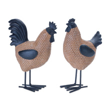 Load image into Gallery viewer, Figurine Tabletop Sculpture (Set of 2) - Brown