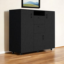 Load image into Gallery viewer, 55" Two Drawer Combo Dresser - Black