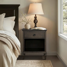 Load image into Gallery viewer, Victoria - Nightstand With Open Storage