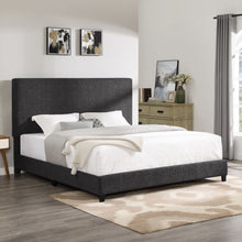 Load image into Gallery viewer, Platform Bed & Upholstered Headboard