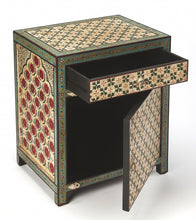 Load image into Gallery viewer, Standard Accent Cabinet With One Drawer - Brown And Green And Ivory