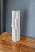 Load image into Gallery viewer, Abstract Cylinder Table Vase (397584) - Gray