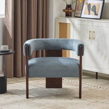 Load image into Gallery viewer, Modern Upholstered Accent Arm Chair With Barrel Back Design