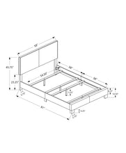 Load image into Gallery viewer, Bed, Upholstered, Transitional
