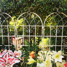 Load image into Gallery viewer, Metal Garden Rustproof Trellis For Climbing Plants Outdoor Flower Support