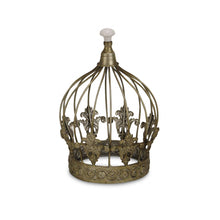 Load image into Gallery viewer, Hand Painted Decorative Crown Tabletop Sculpture - Bronze