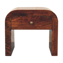 Load image into Gallery viewer, 16" Solid Wood One Drawer Nightstand - Walnut