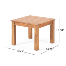 Load image into Gallery viewer, Halcyon - Outdoor Side Table With Slat Design