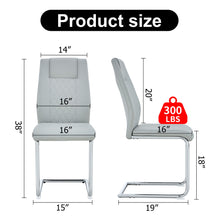 Load image into Gallery viewer, Modern Dining Chairs With Padded Seat, Metal Legs