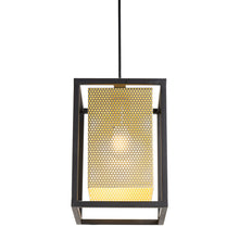 Load image into Gallery viewer, Geometric Metal Ceiling Light - Gold / Black