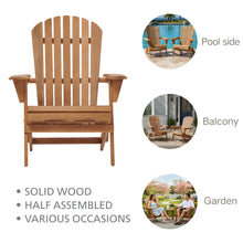 Load image into Gallery viewer, Oversize Outdoor Folding Adirondack Chair, Patio Chair For Garden