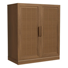 Load image into Gallery viewer, 31" Wood Accent Cabinet With Two Doors - Brown