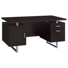Load image into Gallery viewer, 2 Drawer Floating Top Office Desk